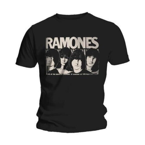 Ramones Odeon Poster Rock Band Music Fan Gift Graphic Punk Concert T-Shirt 159 - Picture 1 of 5